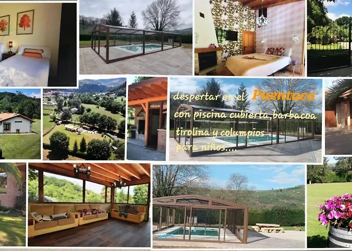 Piscina Climatizada Y Cubierta 365 Dias En Casa Rural Con Encanto El Puentuco Una De Las Casas Mas Valoradas De Cantabria Landhaus